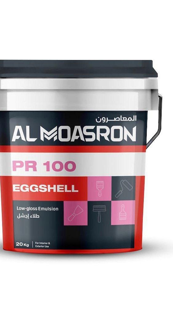"إيج شيل" نصف لمعة عالي الجودة من شركة المعاصرون بوزن (25كغ) - (EGGSHELL PR 100). - موسسة حلول لمواد البناء والتعهدات - بيت سحم - ريف دمشق