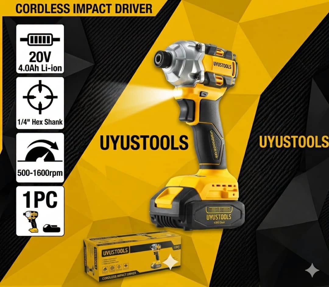 UYUSTOOLS 20V Cordless Impact Driver - Al Hilal General Trading - منبج, حلب